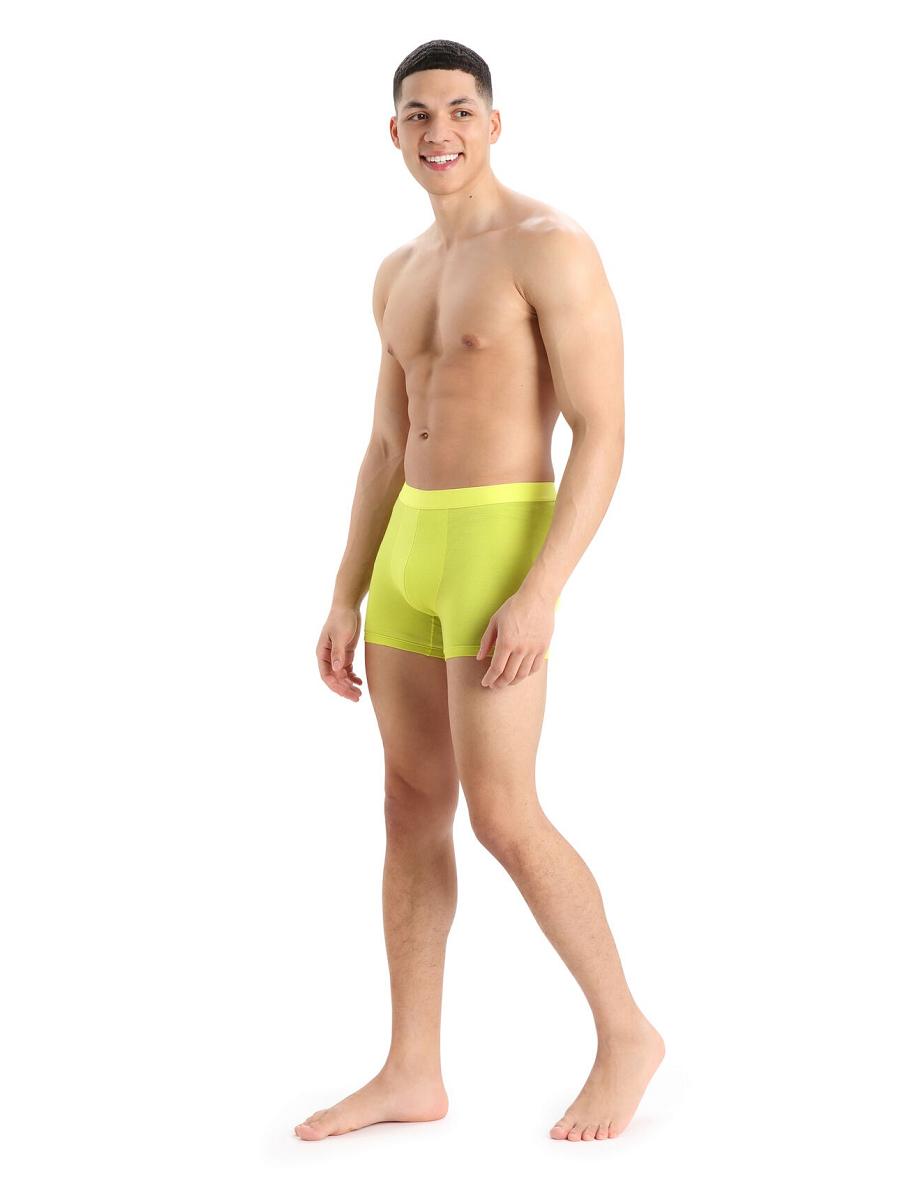 Sous Vêtement Icebreaker Cool-Lite™ Merino Anatomica Boxers Homme Jaune | FR 1318BEXC